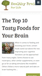 Mobile Screenshot of healthybrainforlife.com